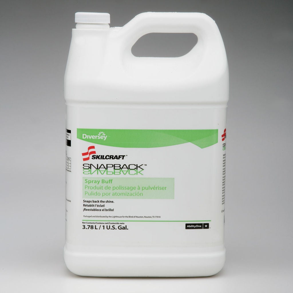 A floor maintainer used to snap back that just finished look. Readytouse.  1Gallon Floor Cleaner