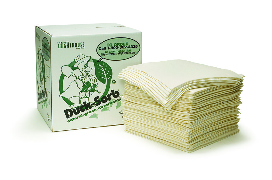 Duck Sorb Cottonsoak Pad 25Gallon White