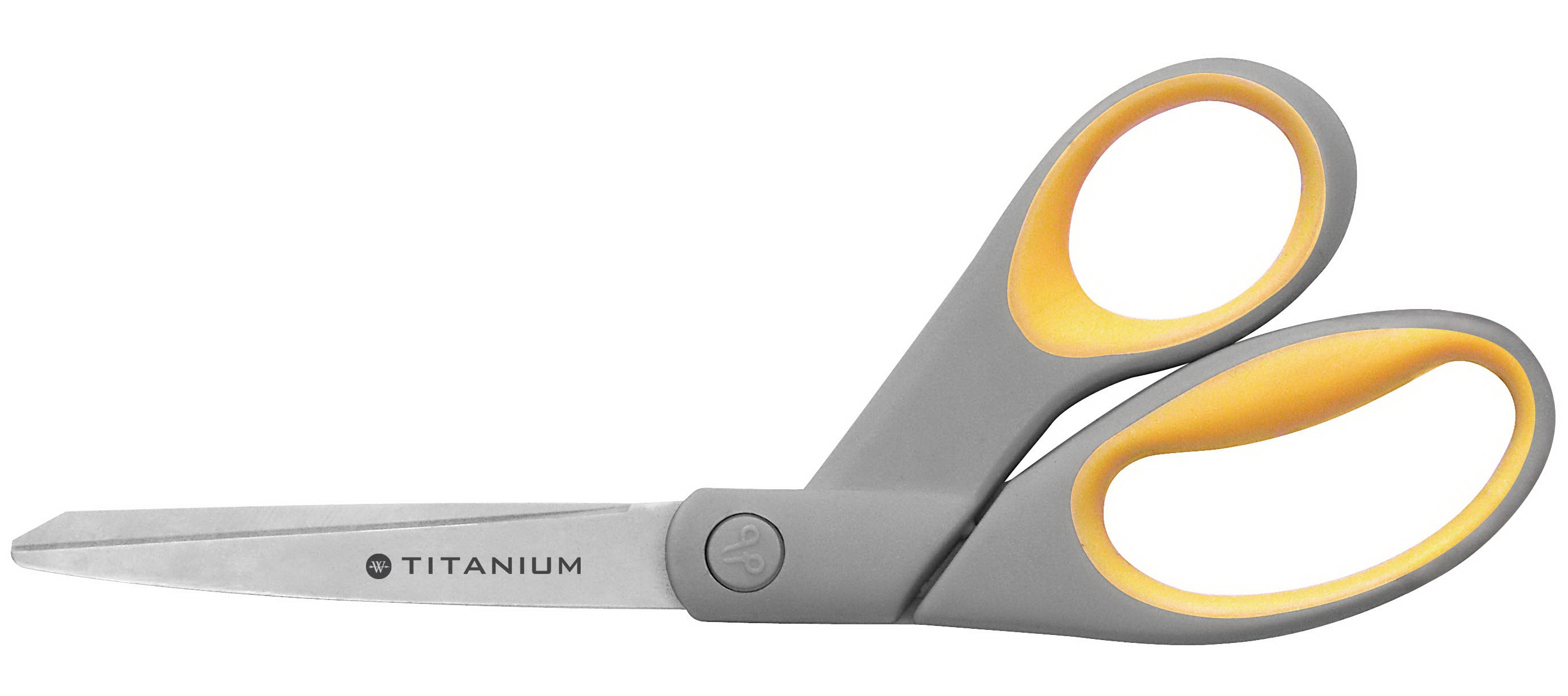 SKILCRAFT Westcott Titanium Bent Scissors  8 8 Yellow Bent Scissors