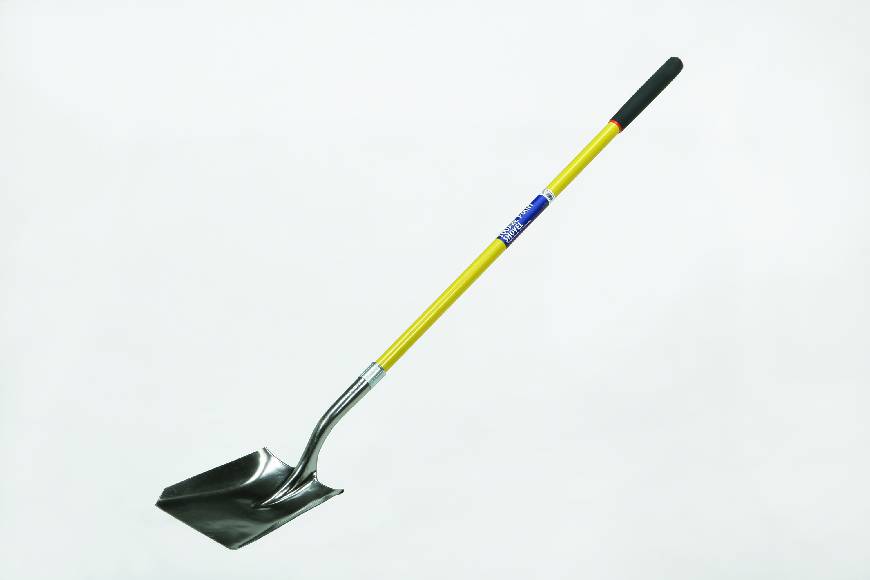 Square Point Shovel  48 Handle 48 Yellow Open Back