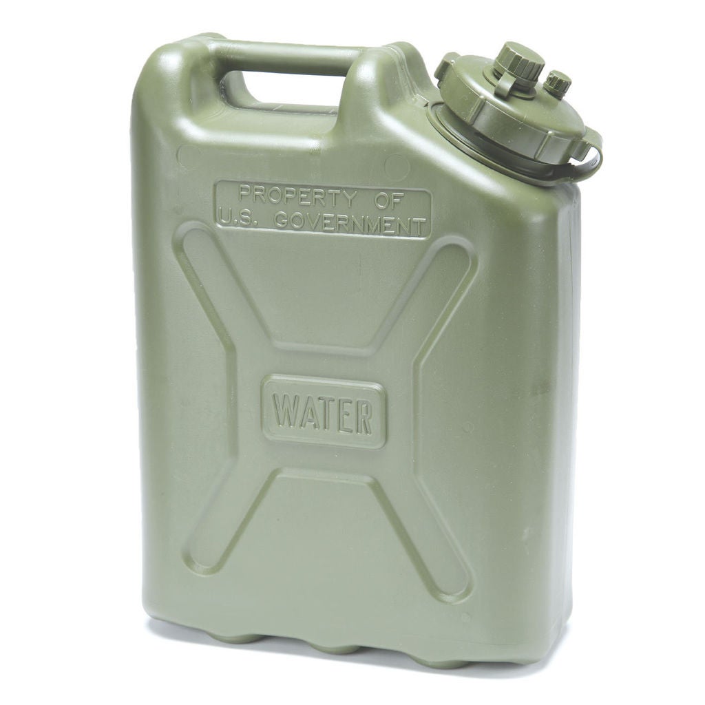 WATER CAN, OLIVE DRAB  5GAL5 gal  OD Green  Plastic