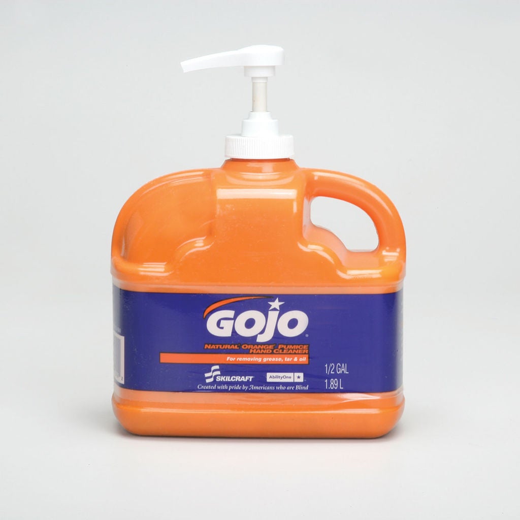 Heavyduty cleaner with pumice scrubbing particles for industrial size cleaning jobs.  1/2Gallon Hand Cleaner