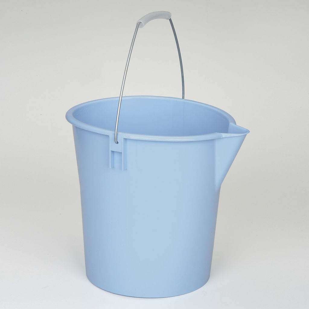 Plastic Pail 12 qt 12/cs12 quart  Polyethylene  BlueEA