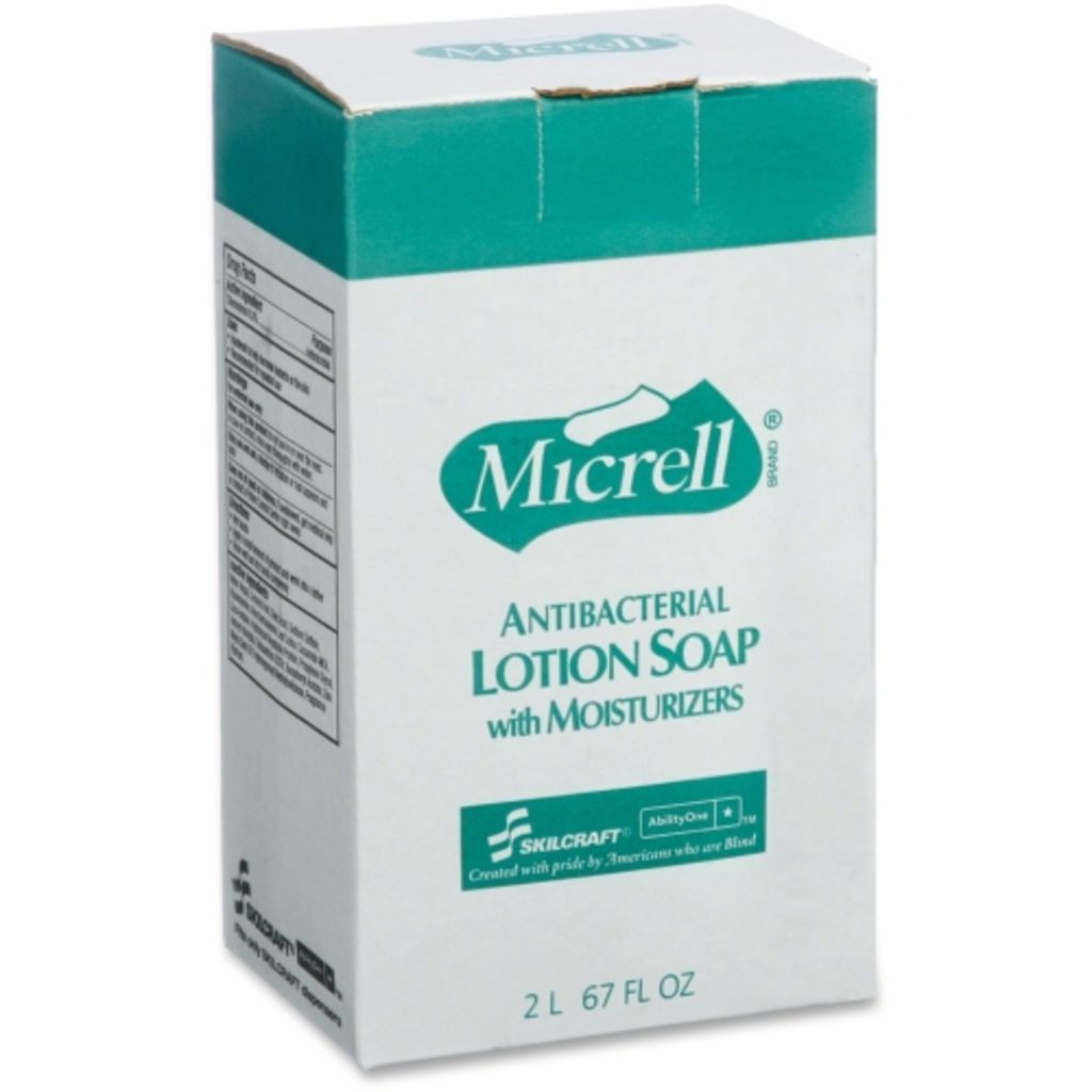 Antibacterial Lotion Soap, 2000ml, 4/BX, WE67.6 fl oz (2 L)  White  4 / Carton  Antibacterial, Moisturizing, pH BalancedEA