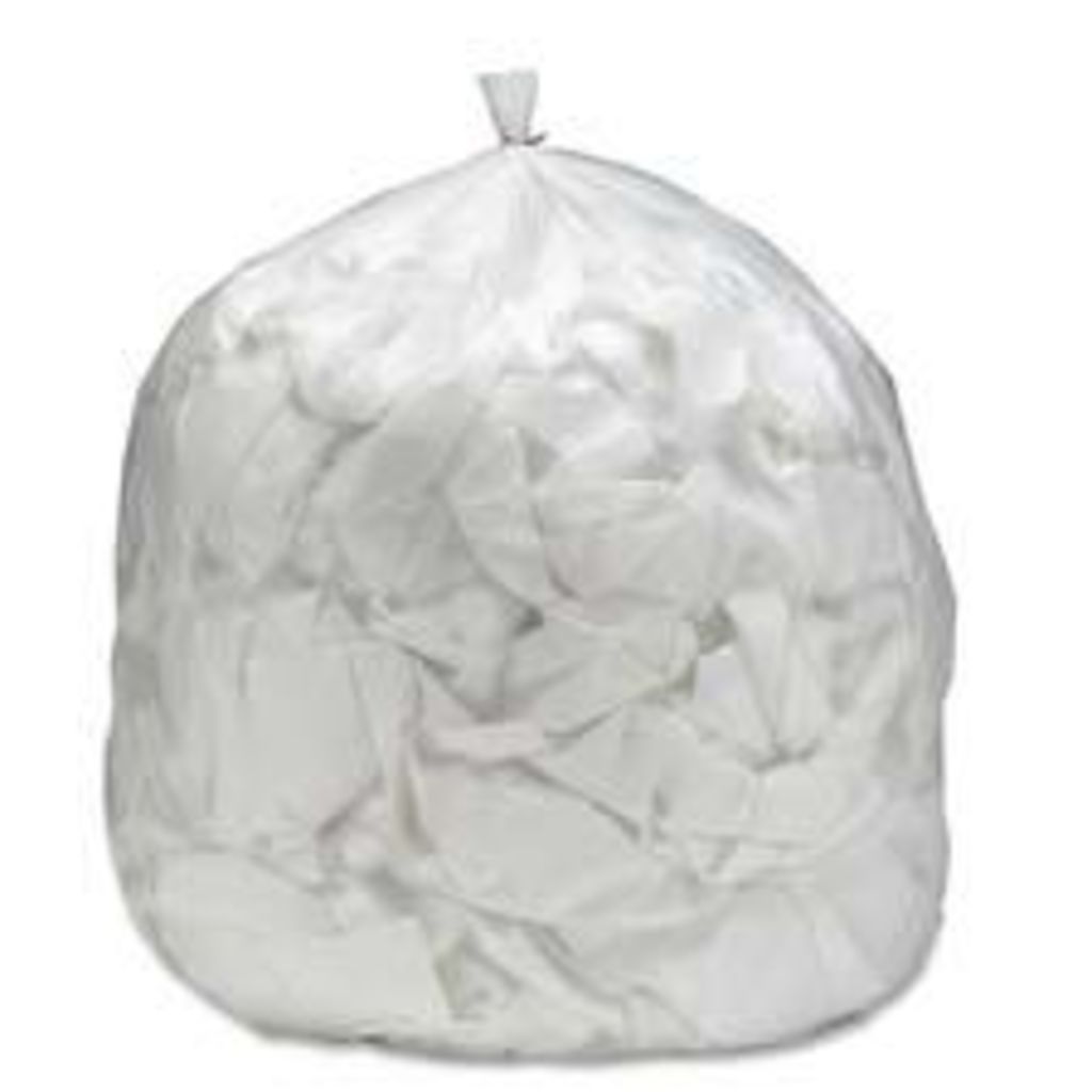 CORELESS ROLL CAN LINERS SOFT REFUSE HIGH DENSITY NATURAL, LOADS UP TO 50 LB