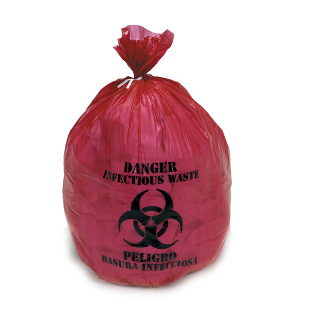 INFECTIOUS WASTE COLLECTION EXTRA HEAVYDUTY, 33X40