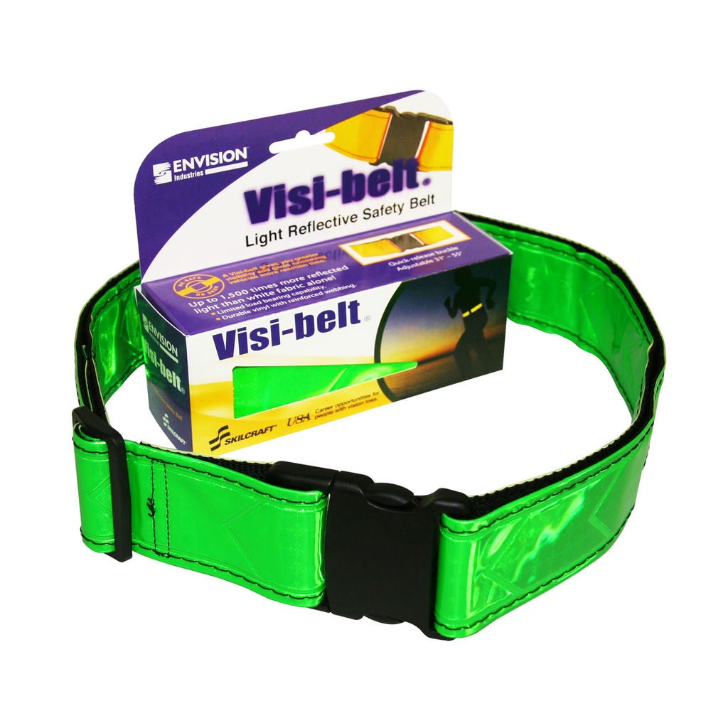 Vinyl High Visibility Belt GnVinyl  24/ Case  Fluorescent GreenEA