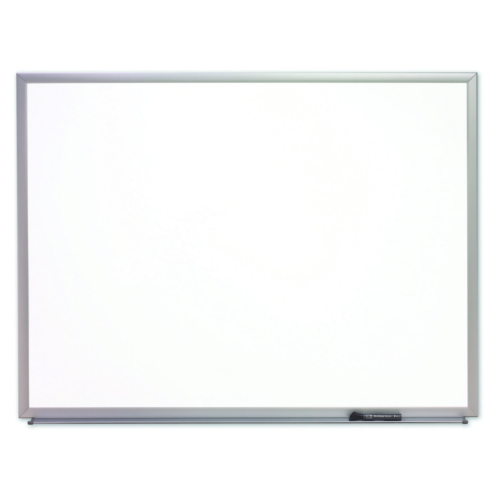 Quartet/SKILCRAFT Magnetic Porcelain Dry Erase Board  48 x 36  Aluminum Frame 48 x 36  Magnetic