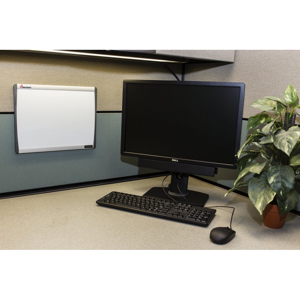 Quartet/SKILCRAFT Cubicle Magnetic Dry Erase Board  14 x 11 14 x 11  Magnetic
