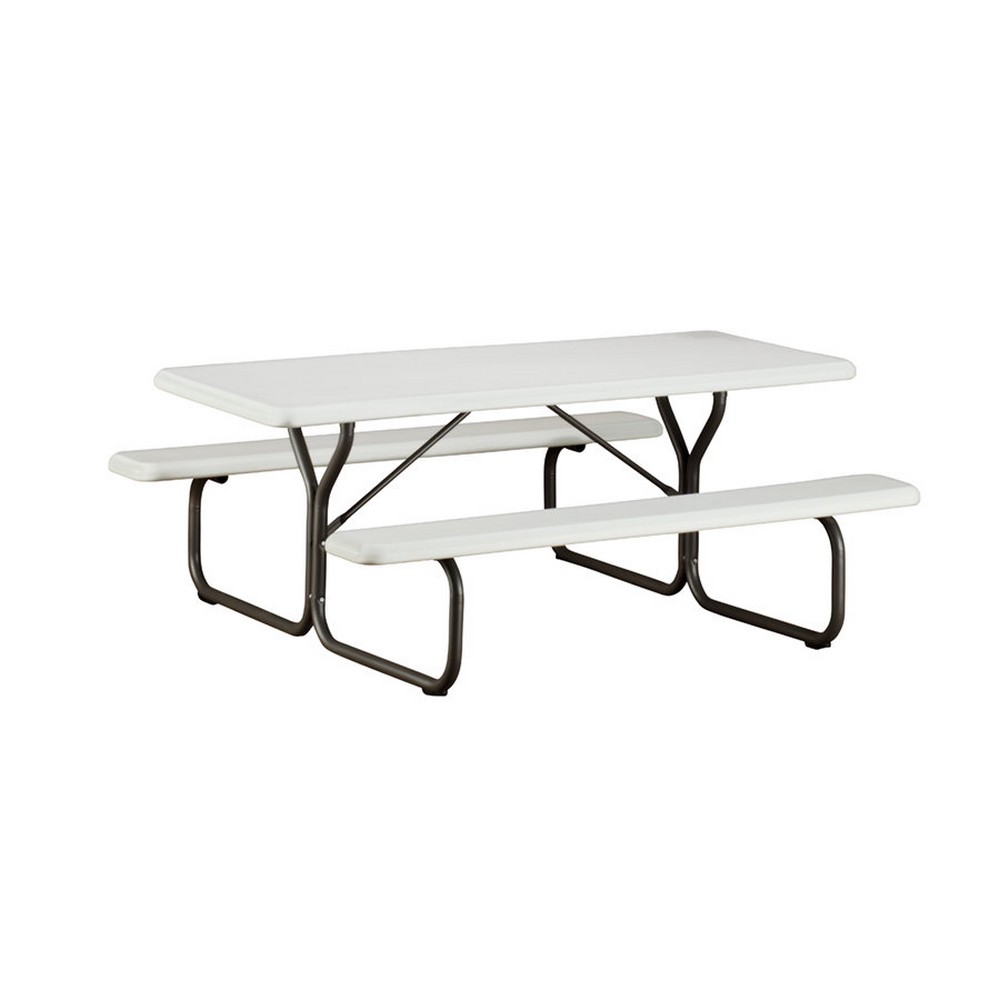 Picnic Table 72 x 30 x 29 Platinum 600Pound Capacity