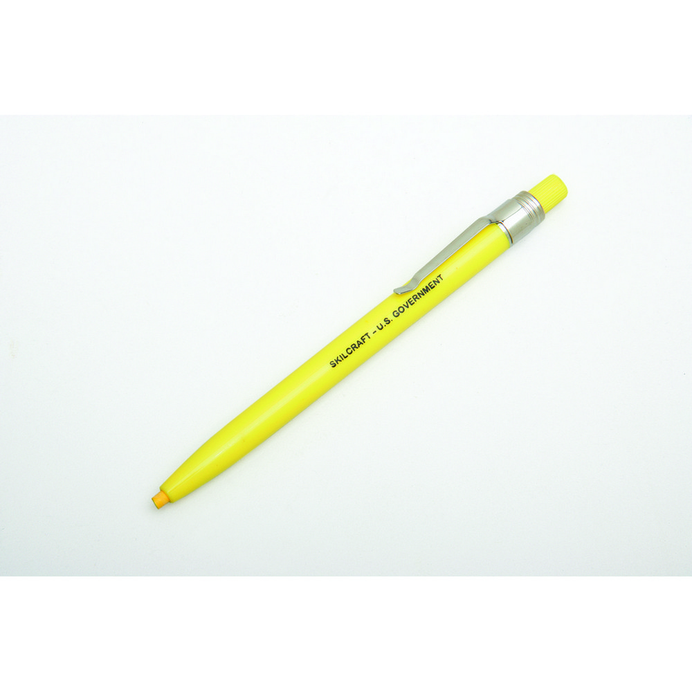 China Marker Wax Pencil  Yellow Barrel/Yellow Lead  Yellow Mechanical