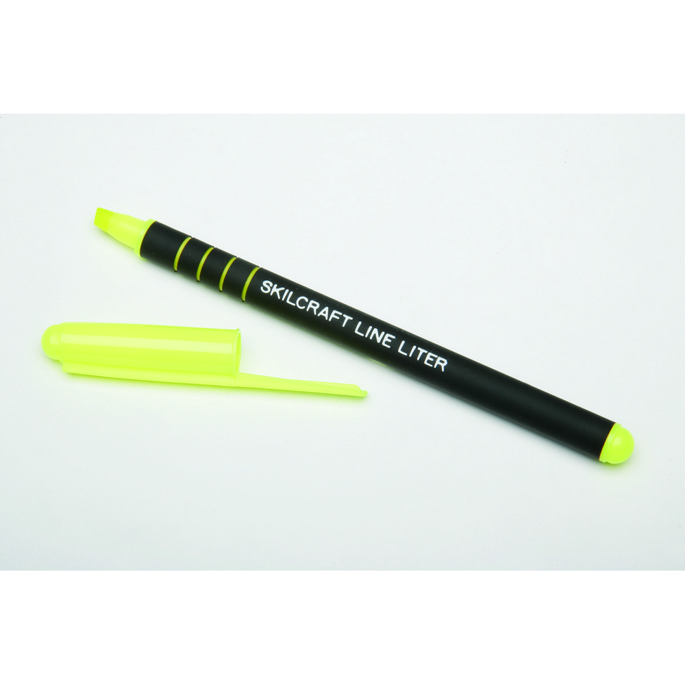 Line Liter Highlighter  Yellow Ink Chisel Tip Yellow