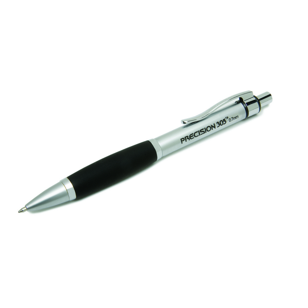 Precision 305 Metal Barrel Mechanical Pencil  Medium Point Medium Point Silver Mechanical