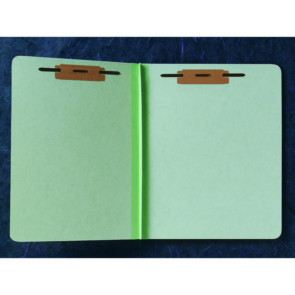 FILE FOLDER LIGHT GREEN PRESSBOARD LETTER, 100/BOX
