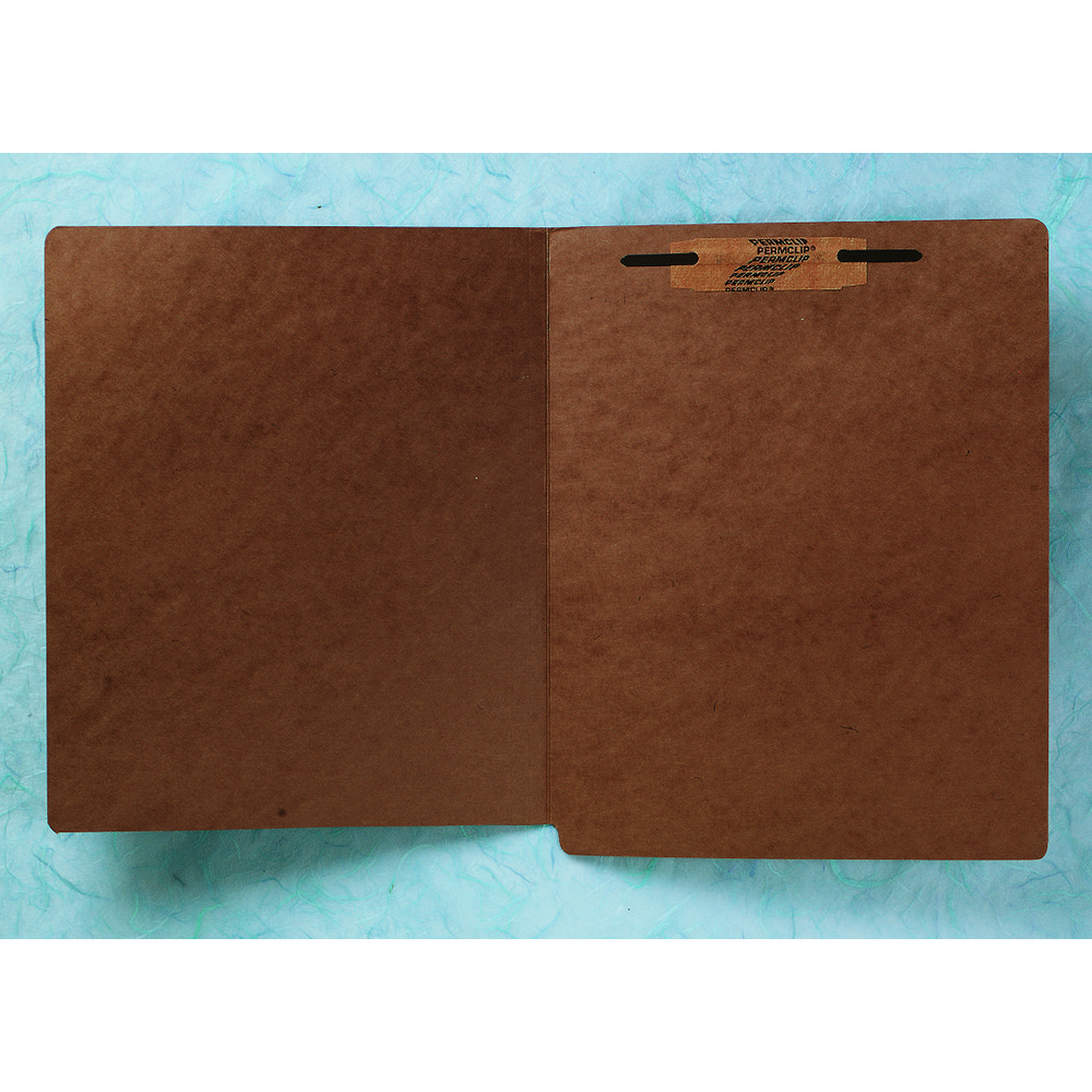 SHELF FILE FOLDER REINFORCED, KRAFT BROWN, LETTER, STRAIGHT CUT, RECYCLED