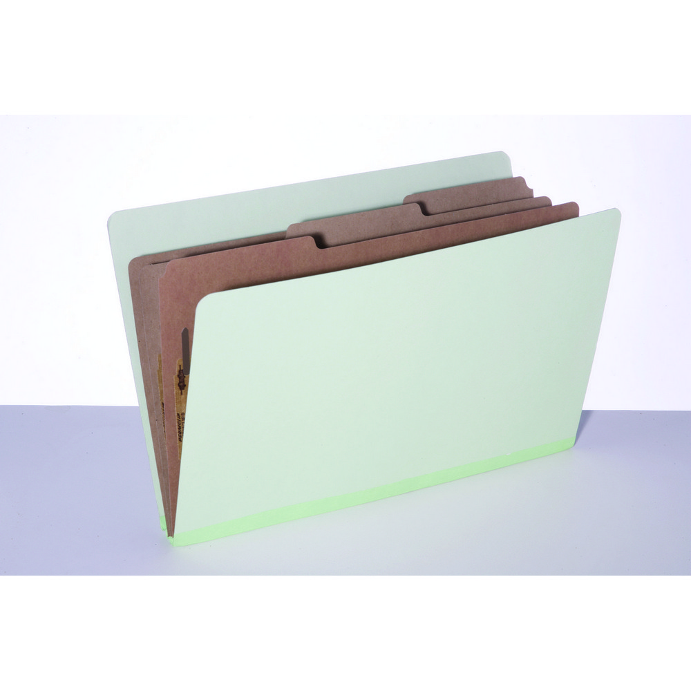 8 Section Classification Folder  3 Dividers  Legal  Green Legal Green 8Section