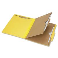 Pocket Classification File Folder  Letter  Yellow Letter Yellow 6Sections