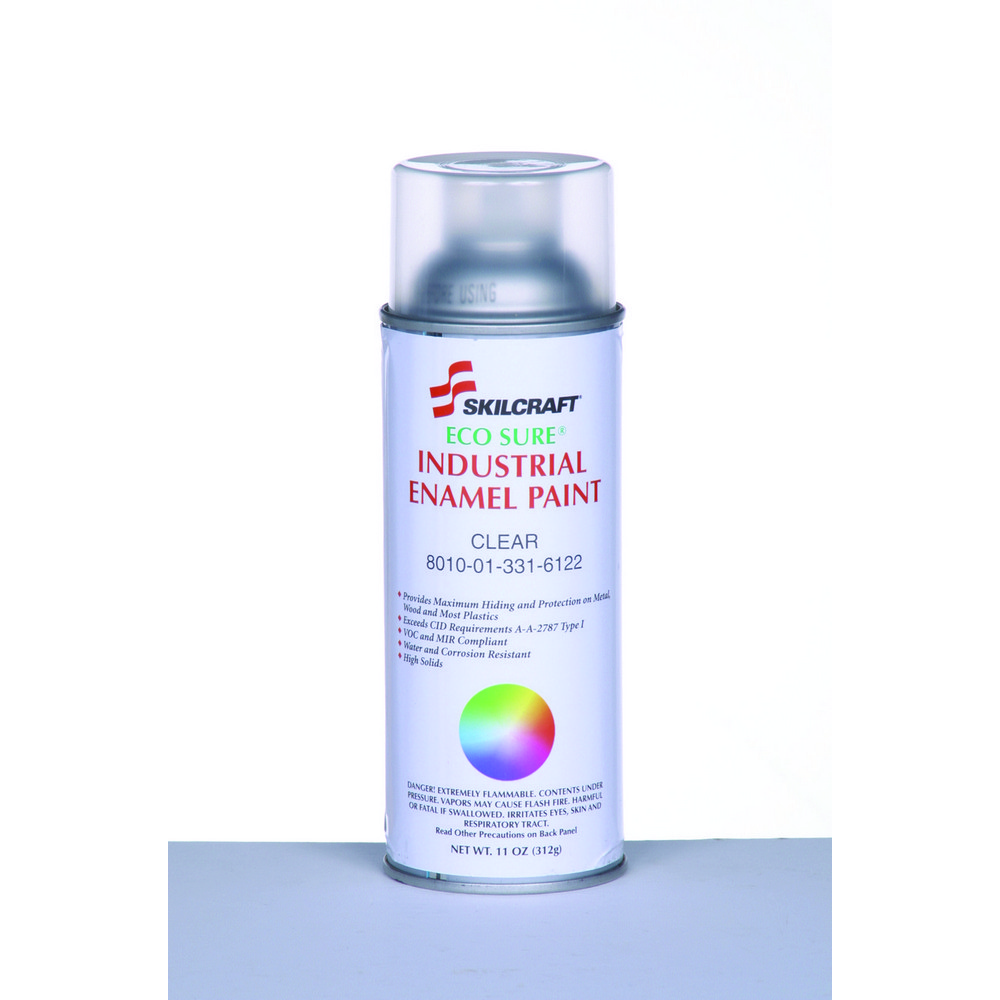 ECOSURE Industrial Enamel Aerosol Paint  Clear  Clear Type I  AA2787