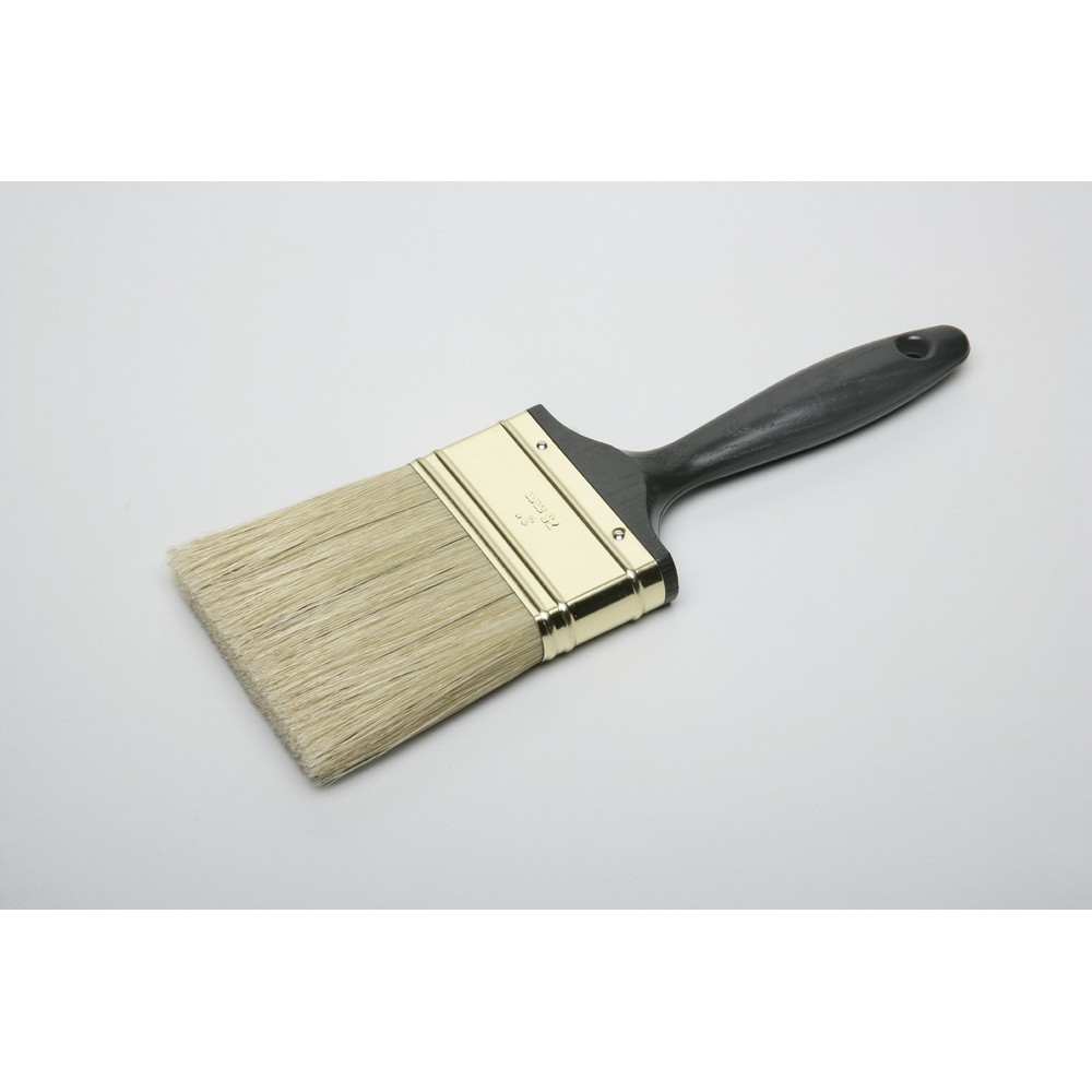 Natural Bristle Paint Brushes  3 Flat Sash 3  Flat Sash