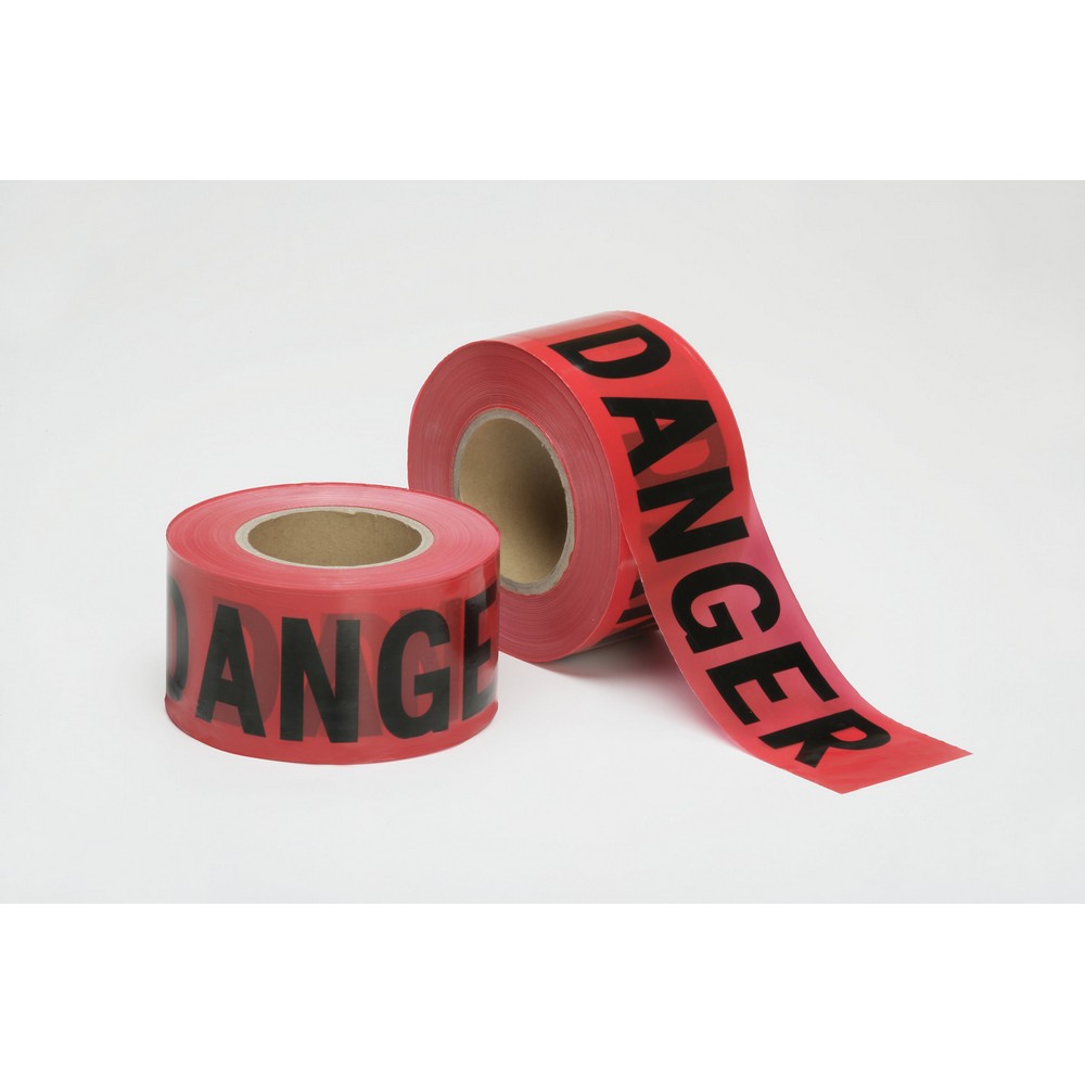 Barricade Tape  Danger  Economy Grade  2mil thick  Red 2mil Thick Red Danger Tape