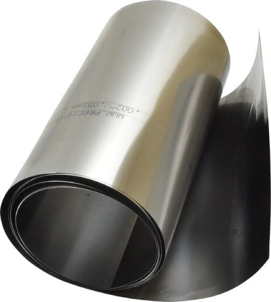 MSC 100 Inch Long x 6 Inch Wide x 0.002 Inch Thick, Roll Shim Stock