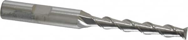 SGS 1/4, 13/4 LOC, 3/8 Shank Diam, 39/16 OAL, 2 Flute, Solid Carbide Square End Mill