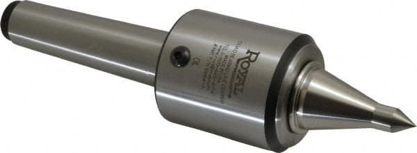 ROYAL PRODUCTS MT4 Taper Shank, 2.45 Head Diam 1,905 Lb Capacity Live Center