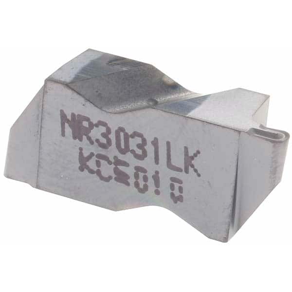 KENNAMETAL 3031NR K Grade KC5010, 1.58mm Cutting Width Carbide Grooving Insert