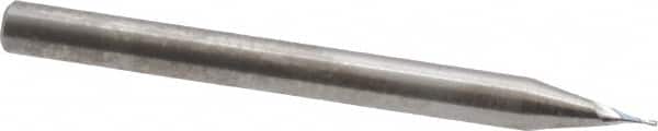 ROBBJACK 0.014, 0.042 LOC, 1/8 Shank Diam, 11/2 OAL, 2 Flute, Solid Carbide Square End Mill