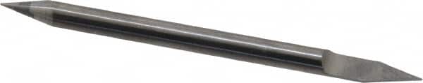 ACCUPRO 1/8 Inch Diameter, 2 Inch Overall Length, 3/8 Inch Split Length, Solid Carbide, Conical Point Split End Carbide Blank