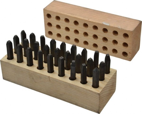 MSC 27 Piece, 1/16 Character Steel Stamp Set