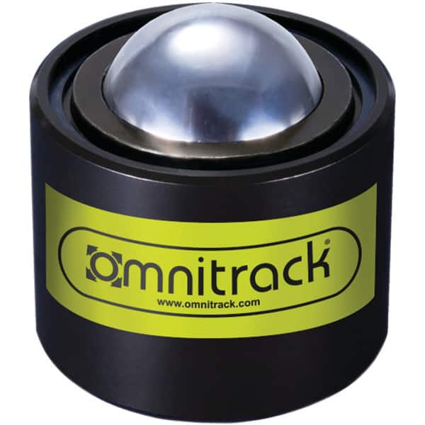 MSC INDUSTRIAL 11/2 Inch Diameter, Round, Chrome Steel Ball Transfer