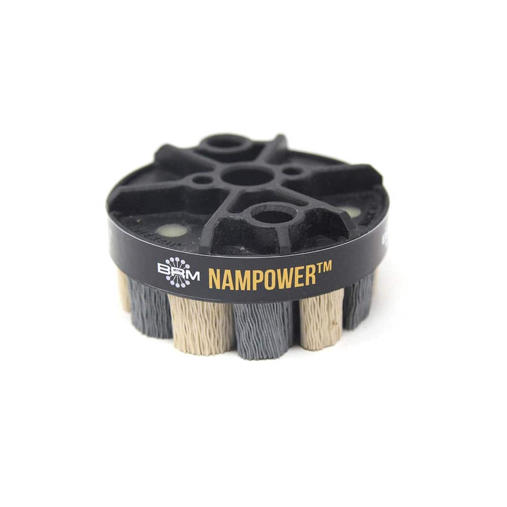 BRUSH RESEARCH MFG. 3 320 Grit Ceramic/Silicon Carbide Straight Disc Brush
