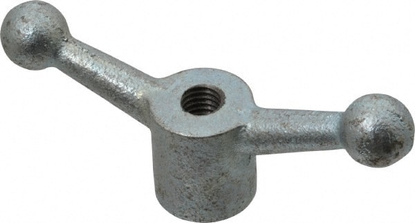 GIBRALTAR 2 Offset Arms, 1/213 Hole, Zinc Plated, Tapped Speed Handle