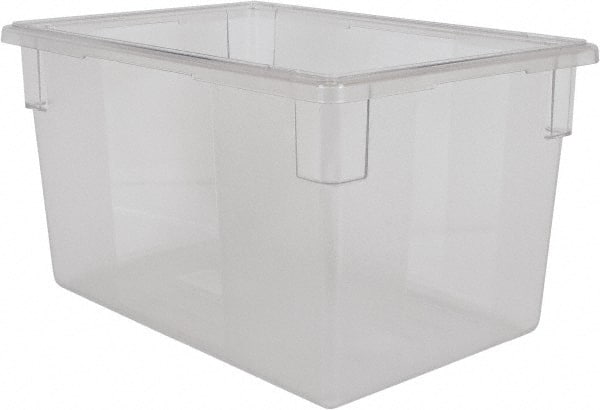 RUBBERMAID Rectangular, Clear Polycarbonate Food Tote Box