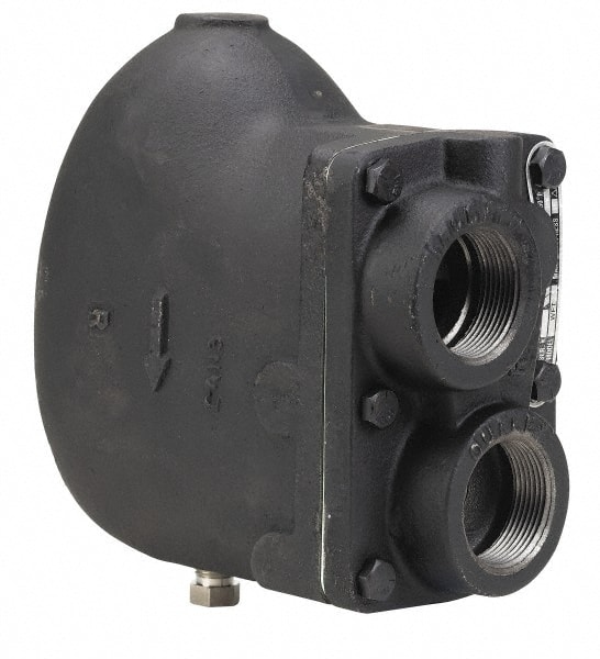 WATTS 4 Port, 11/4 Pipe, Cast Iron Float & Thermostatic Steam Trap