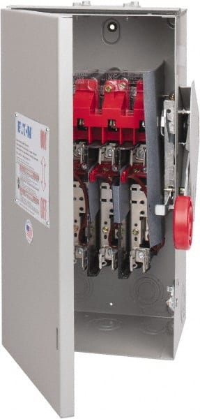 EATON CUTLER-HAMMER 60 Amp, 250 VDC, 480600 VAC, 3 Pole Fused Safety Switch
