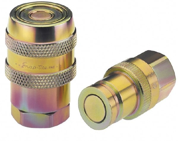 PARKER 11/4 Thread Steel Hydraulic Hose Valved Coupler