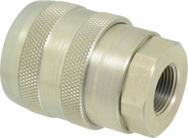PARKER 3/4 Thread Steel Hydraulic Hose Valved Coupler