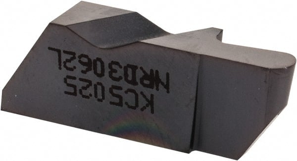 KENNAMETAL 3062NRD Grade KC5025, 3.18mm Cutting Width Carbide Grooving Insert