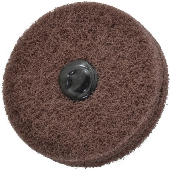 STANDARD ABRASIVES 3 Diam, Medium Mounted Scrubber Buffing Wheel