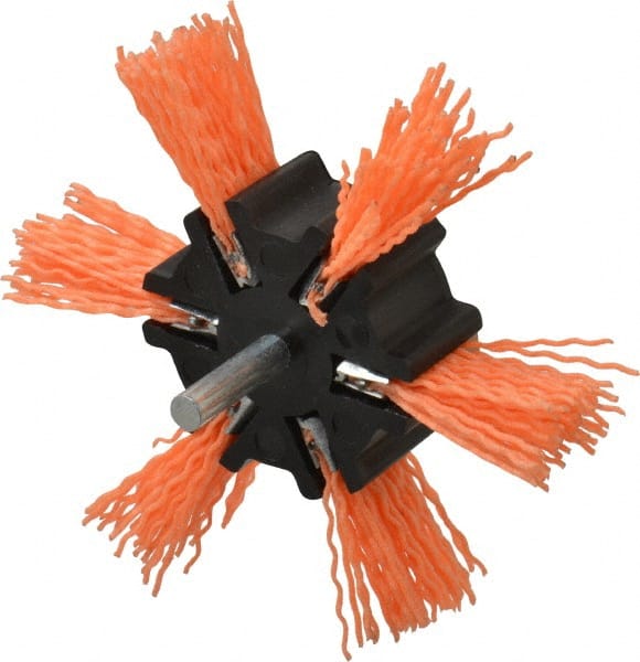 DICO 4 OD, 1/4 Shank Diam, Nylon Wheel Brush