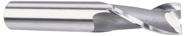 OSG 21/32, 15/16 LOC, 1/2 Shank Diam, 35/16 OAL, 2 Flute, Vanadium High Speed Steel Square End Mill