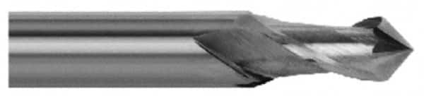MAGAFOR 16mm Body Diam, 90&deg;, 31/8 OAL, Solid Carbide Spotting Drill