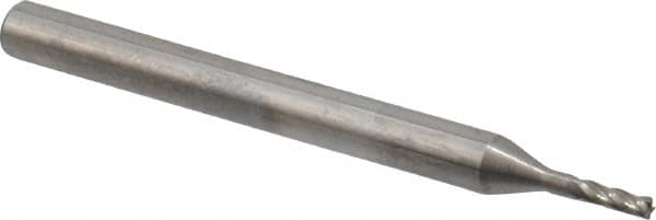 OSG 3/64, 9/64 LOC, 1/8 Shank Diam, 11/2 OAL, 4 Flute, Solid Carbide Square End Mill