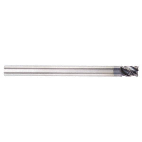 KENNAMETAL 1/2, 5/8 LOC, 1/2 Shank Diam, 21/2 OAL, 4 Flute, Solid Carbide Square End Mill