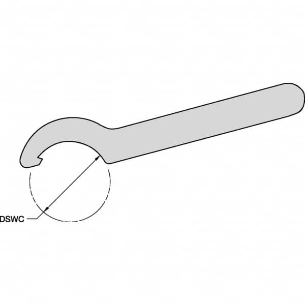 KENNAMETAL 45.0 to 50.0mm Series Spanner Wrench