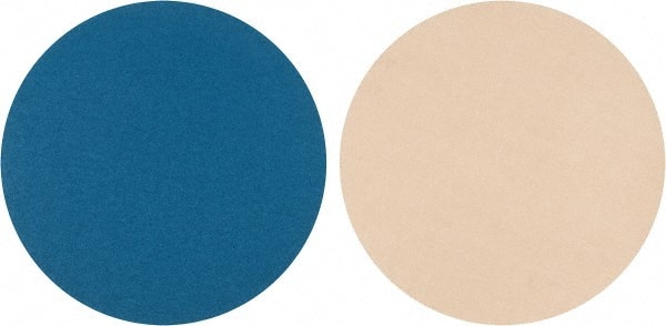 SUPERIOR ABRASIVES 16 Diam, 80 Grit Zirconia Alumina Adhesive PSA Disc