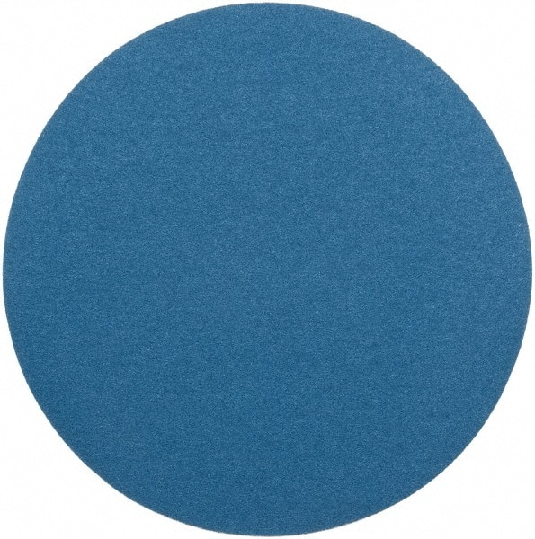 SUPERIOR ABRASIVES 18 Diam, 60 Grit Zirconia Alumina Adhesive PSA Disc
