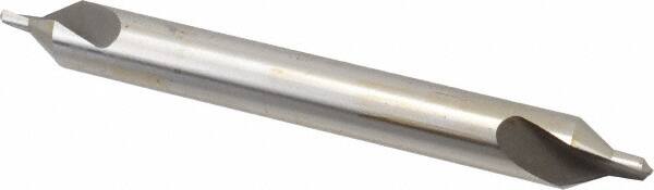 MSC INDUSTRIAL #7 Plain Cut 60&deg; Incl Angle High Speed Steel Combo Drill & Countersink